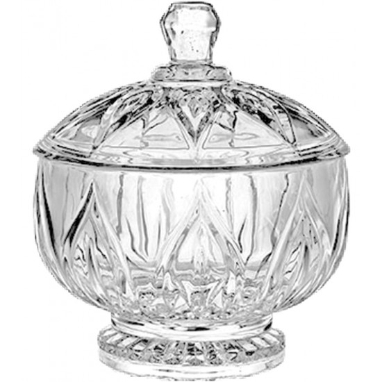 Bomboniere Folha 17cm Por 15,5cm Em Cristal Ecológico